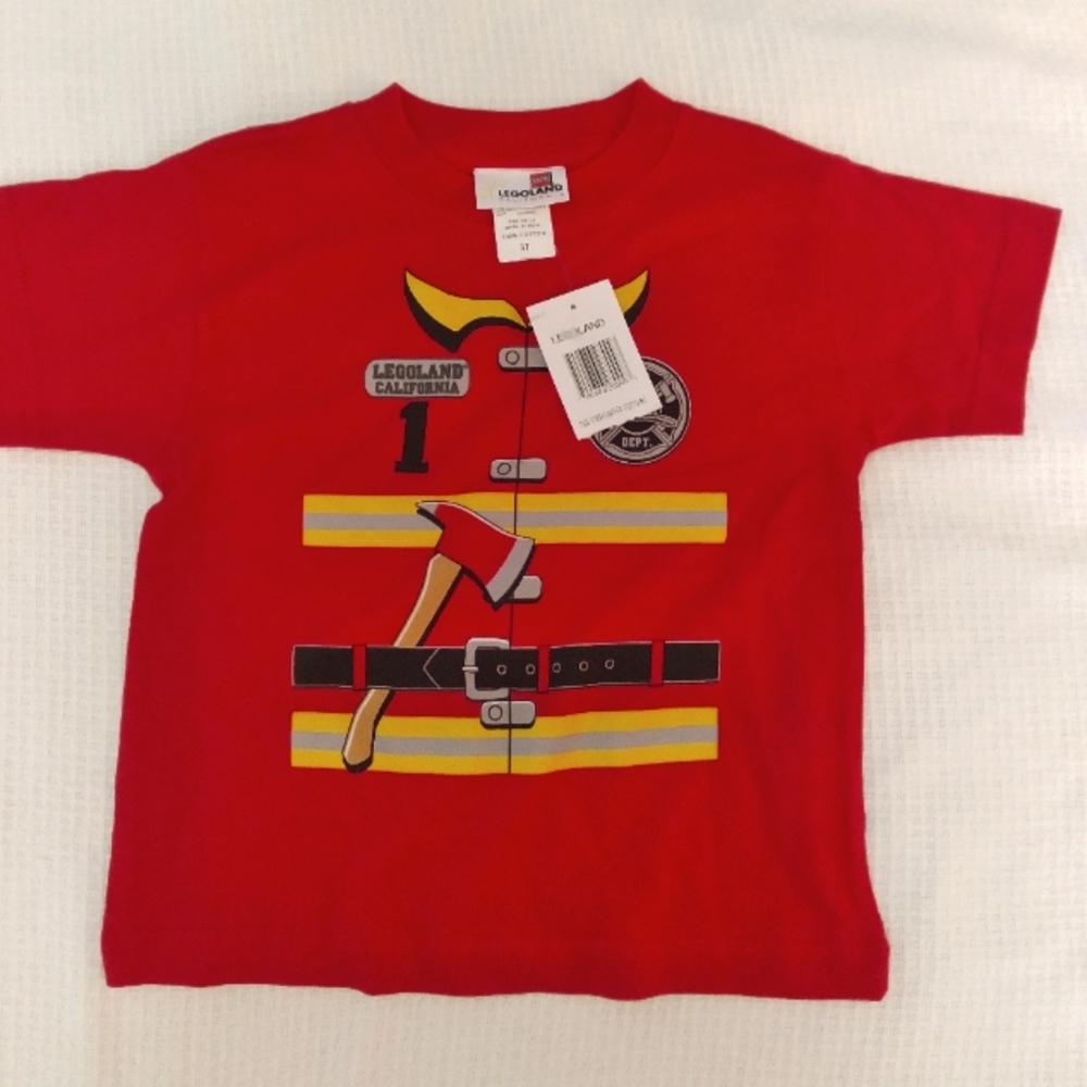 Nwt Legoland firefighter tshirt
